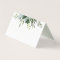 Eucalyptus Green Foliage Blank Place Card