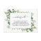 Eucalyptus Green Leaves Wedding Wishing Well