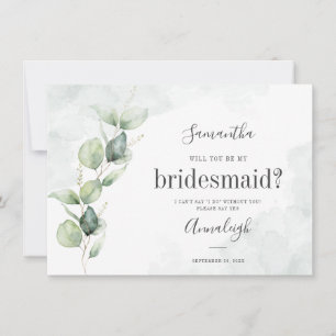 Eucalyptus Green Serez-Vous Ma Carte De Femme D'Ac