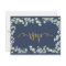 Eucalyptus Greenery and Gold Wedding RSVP Card