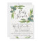 Eucalyptus Greenery Baby Shower Invitation