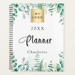 Eucalyptus greenery business logo 2025 planner