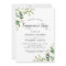 Eucalyptus Greenery Engagement Party Invitation