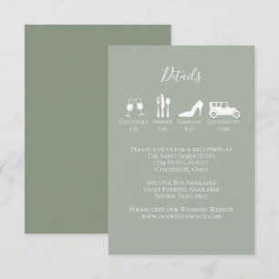 Eucalyptus Greenery Foliage Simple Details Enclosure Card