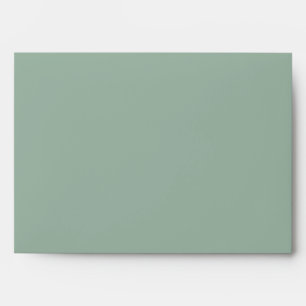 Eucalyptus Greenery Gold Leaves Elegant Envelope
