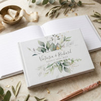 Eucalyptus Greenery Gold Leaves Elegant Wedding