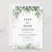 Eucalyptus Greenery Gum Botanical Rustic Wedding S