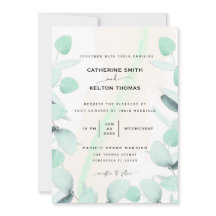 Eucalyptus Greenery Simple and Modern Wedding