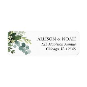 Eucalyptus greenery simple elegant wedding
