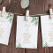 Eucalyptus Greenery Table Number 2 Seating Chart
