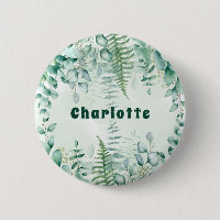 Eucalyptus greenery woodland forest name tag