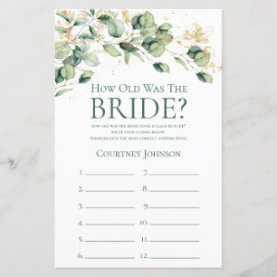 Eucalyptus How Old Was The Bride