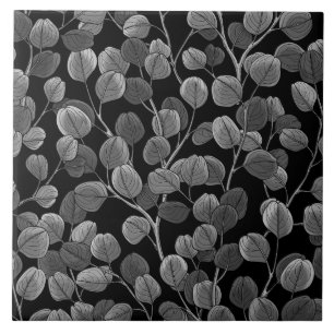 Eucalyptus in grey tile
