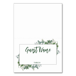 Eucalyptus Individual Table Place Card