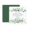 Eucalyptus Leaves Frame Square Invitations