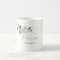 Eucalyptus leaves, golden floral, your name