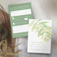 Eucalyptus leaves green water wedding