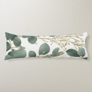 Eucalyptus Leaves Pattern Body Pillow