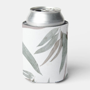 Eucalyptus Leaves Pattern Can Cooler