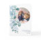 Eucalyptus Leaves Round Photo Happy Birthday Card