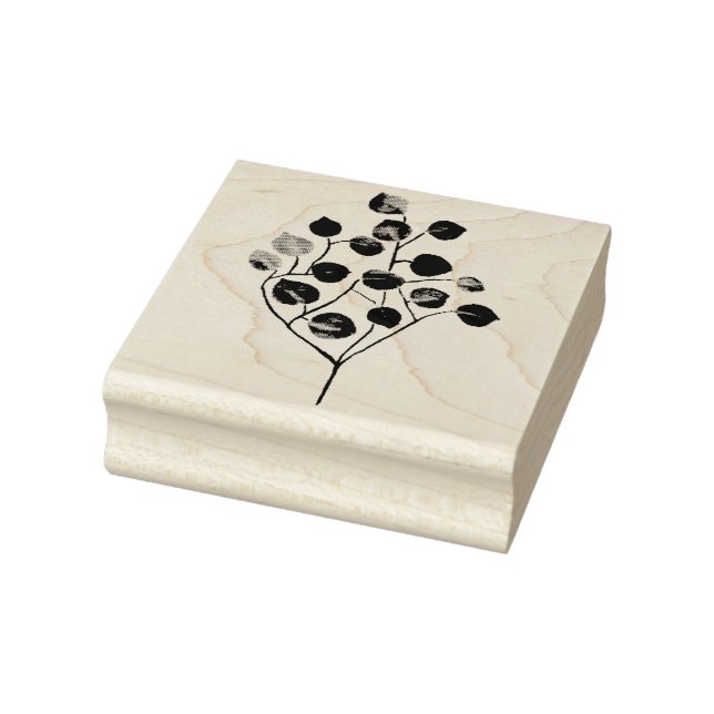 Eucalyptus leaves rubber stamp (Stamp)
