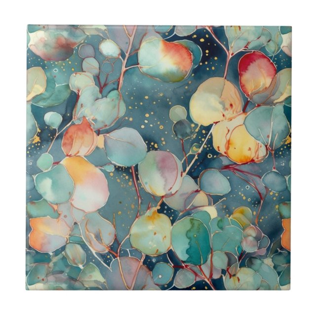 Eucalyptus Leaves Tile (Front)