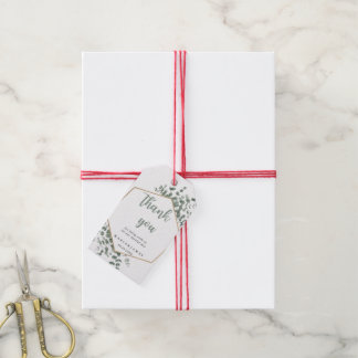 Eucalyptus Leaves Wedding Gift Tags