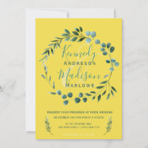 Eucalyptus Lemon Citrus Wedding