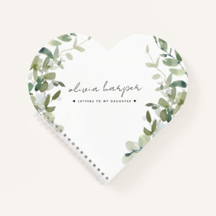 Eucalyptus Letters to My Daughter Memory Keepsake Notebook