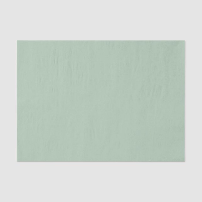 Eucalyptus Light Green Solid Colour  Tissue Paper (Front)