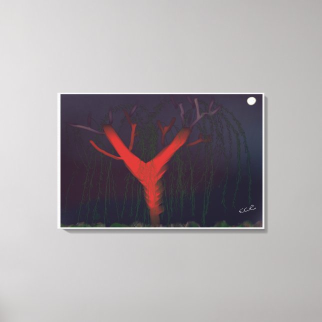 Eucalyptus Midnight Canvas Print (Front)