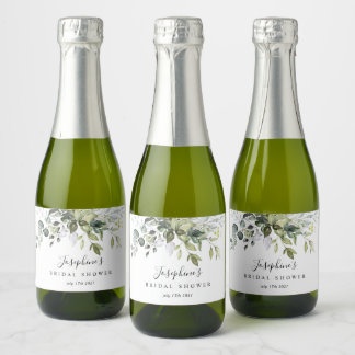Eucalyptus Mini Sparkling Étiquettes bouteille de 