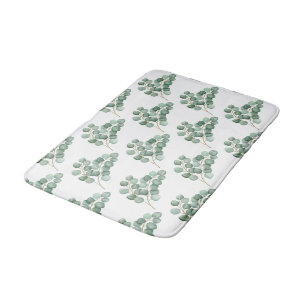 Eucalyptus Minimalist Wedding Bath Mat