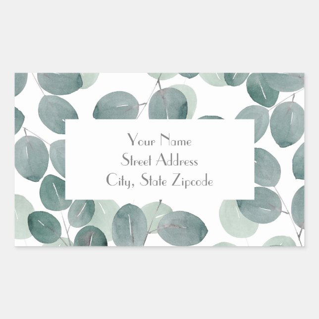 Eucalyptus Modern 2 Sticker (Front)