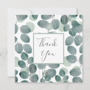 Eucalyptus Modern 2 Thank You Card