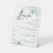 Eucalyptus Modern Wedding Cocktail Bar Sign