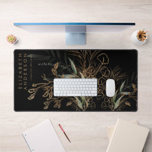 Eucalyptus noir Premium Élégante Grande souris