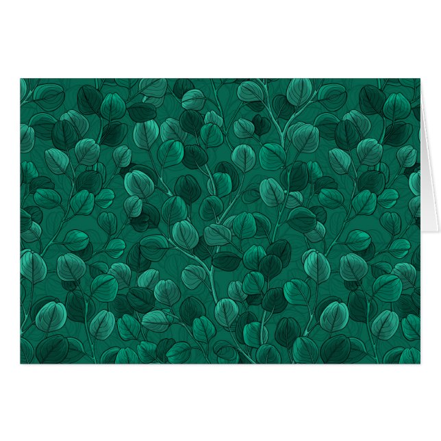 Eucalyptus on green (Front Horizontal)