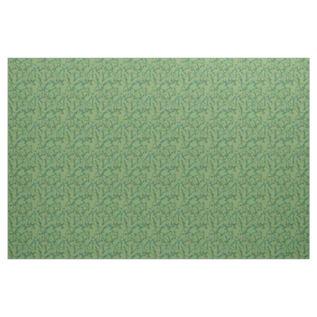 Eucalyptus on Green Fabric (Yard)