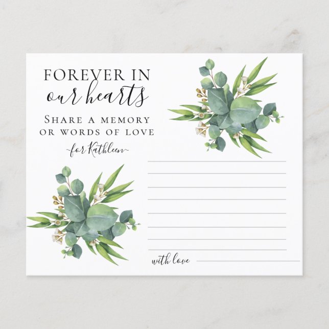 Eucalyptus Partager une carte d'assiduité pour les (Devant)