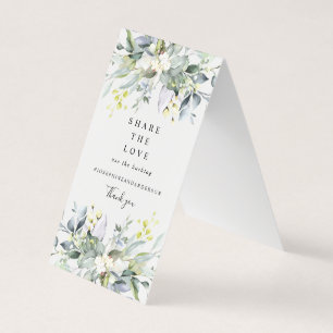Eucalyptus Partagez le panneau de la table d'amour