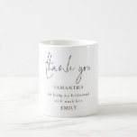Eucalyptus Photo Thank You for Being Bridesmaid  Coffee Mug<br><div class="desc">Eucalyptus Photo Thank You for Being Bridesmaid   Give your bridesmaid a thank you keepsake gift for her to treasure with this minimalist design with set handwritten style script for Thank You and the rest of the text you can easily personalise.</div>