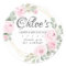 Eucalyptus Pink Floral 100th Birthday Thank You