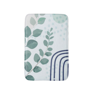Eucalyptus Praying Mantis Australian Botanical Art Bath Mat