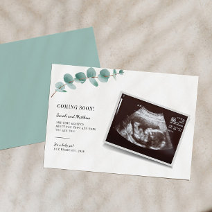 Eucalyptus Pregnancy Baby Reveal Announcement
