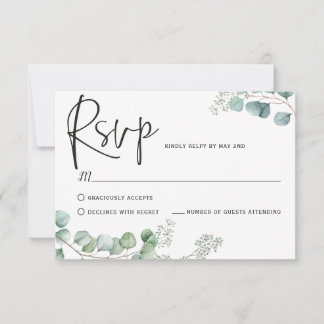 Eucalyptus Response Cards,