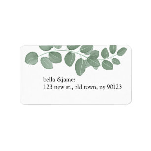 Eucalyptus Return Address Labels