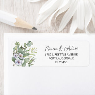 Eucalyptus rustique et Mariage Floral pourpre