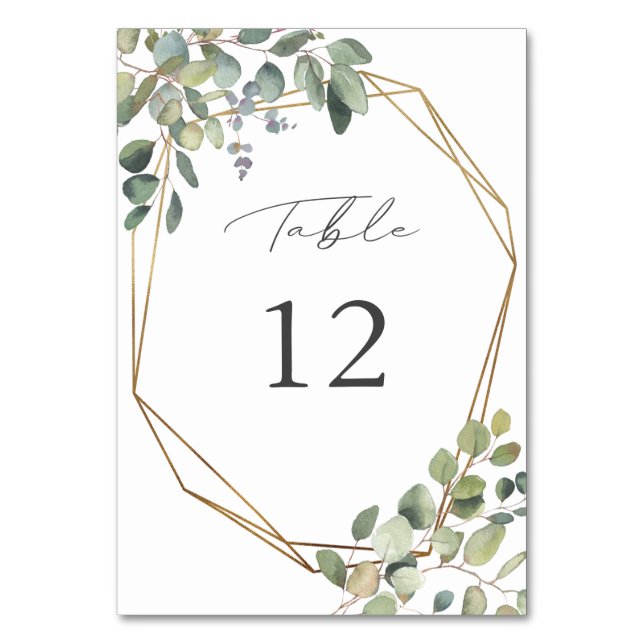 Eucalyptus Rustique Numéro de table (Par défaut)