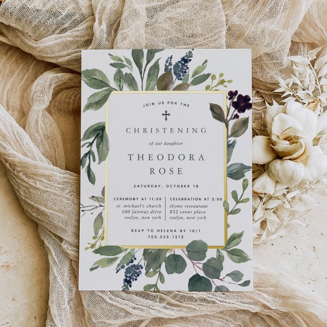 Eucalyptus & Sage Baptism or Christening (Creator Uploaded)